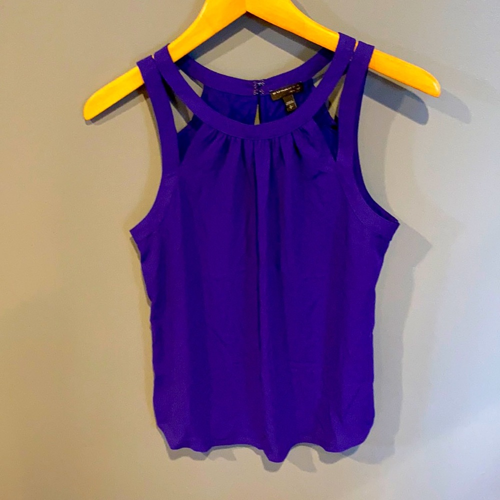 Express Purple Strappy Top